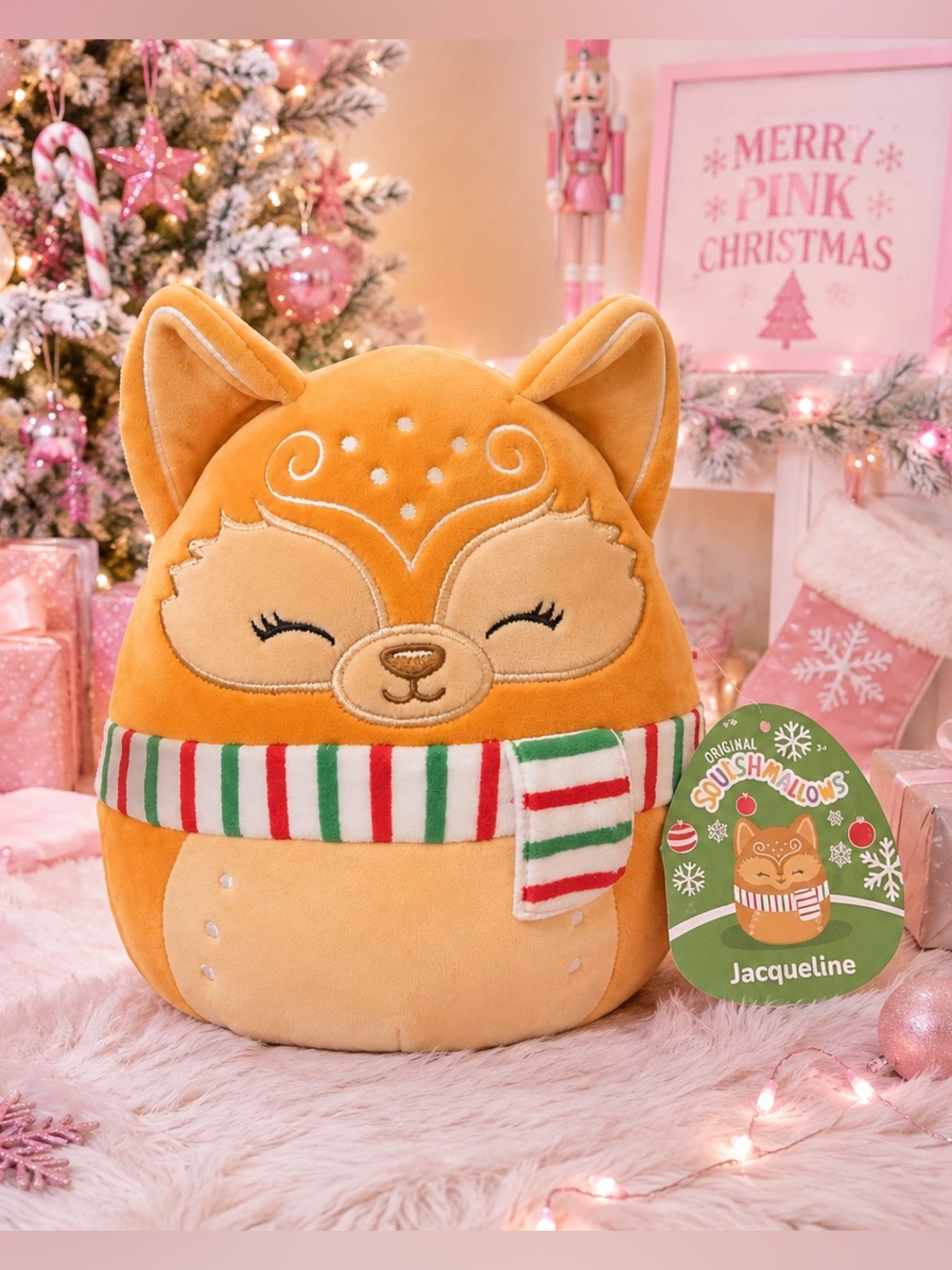 Squishmallows Jacqueline the Gingerbread Fox,
